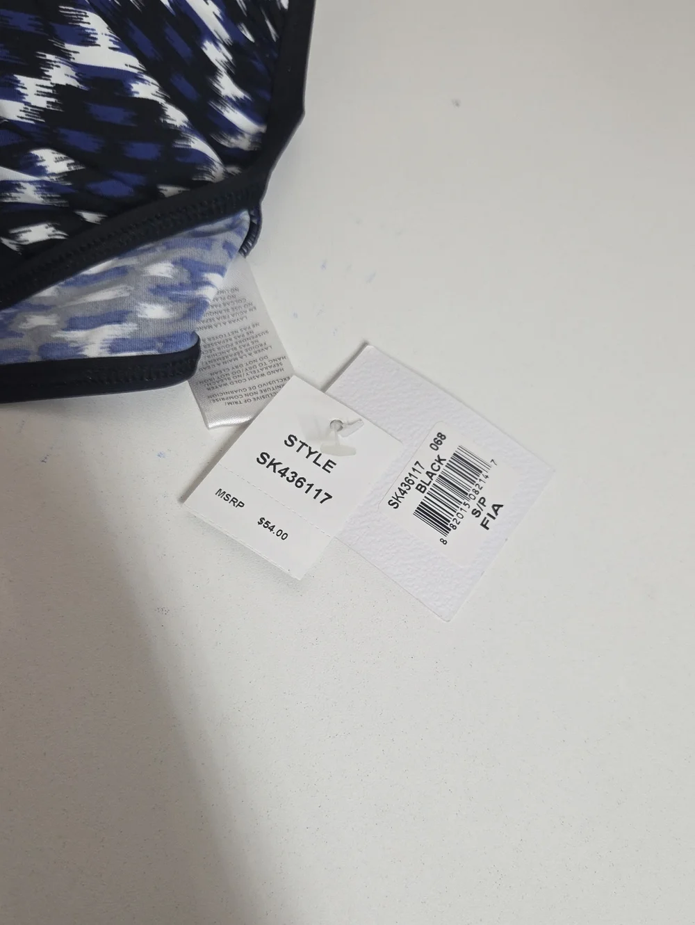 NWT Matching SKYE Swimwear Set Vestige Print Tankini Bikini Top Bottom SMALL